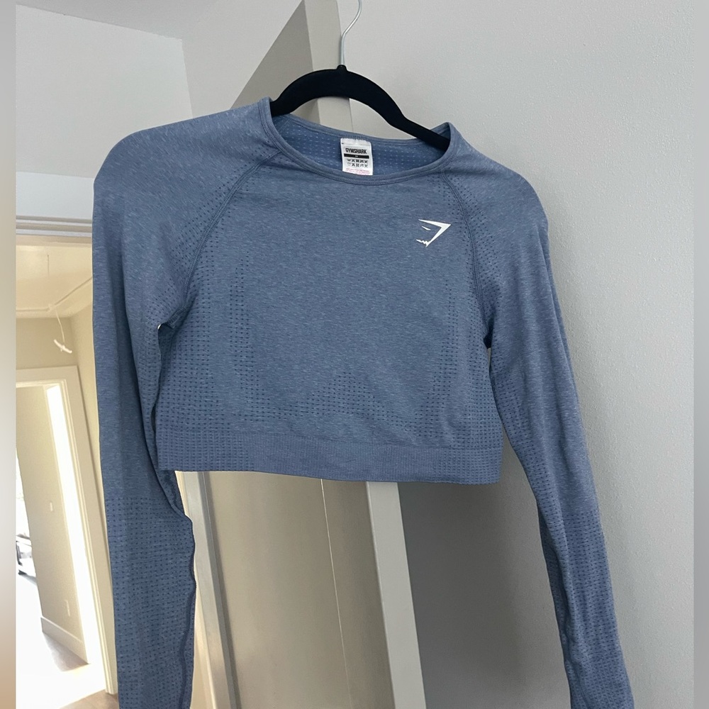 Gymshark VITAL SEAMLESS 2.0 LONG SLEEVE CROP TOP